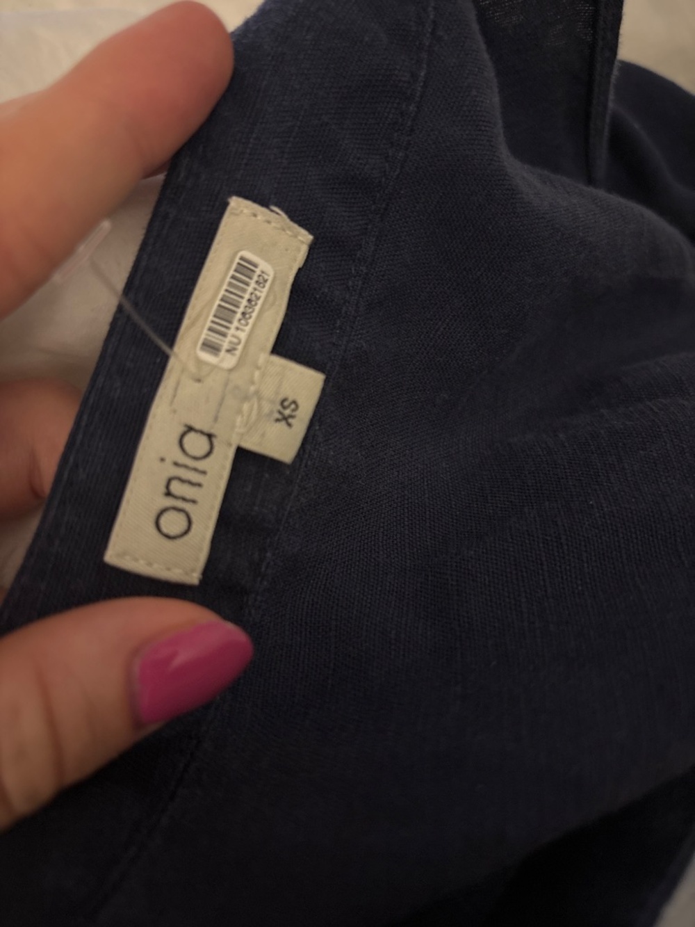 Onia for Anthropologie Navy Sleeveless Maxi Dress - Picture 3 of 3
